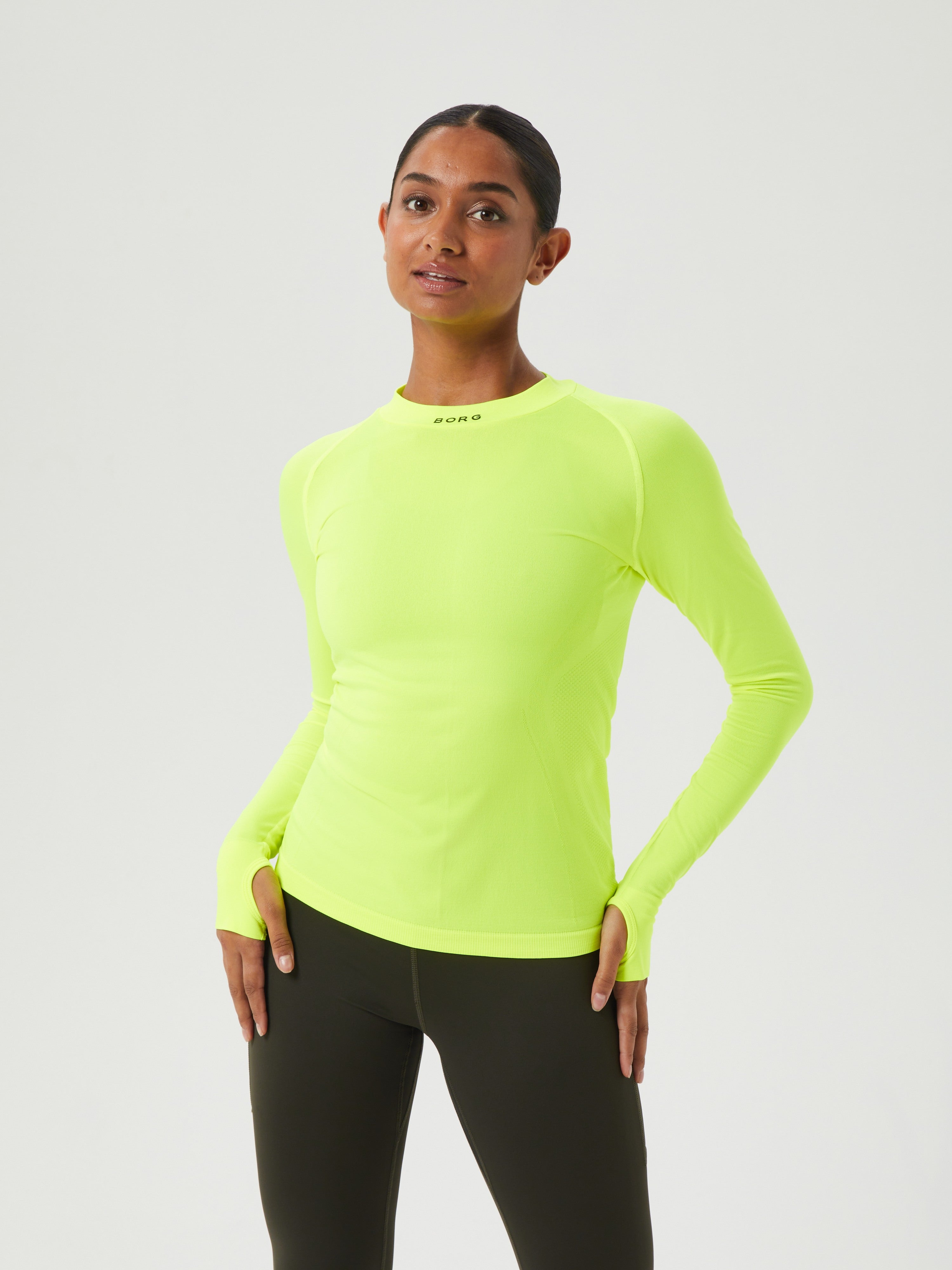 Bjorn Borg Running Seamless Mock Neck Shirt Lange Ärmel Damen