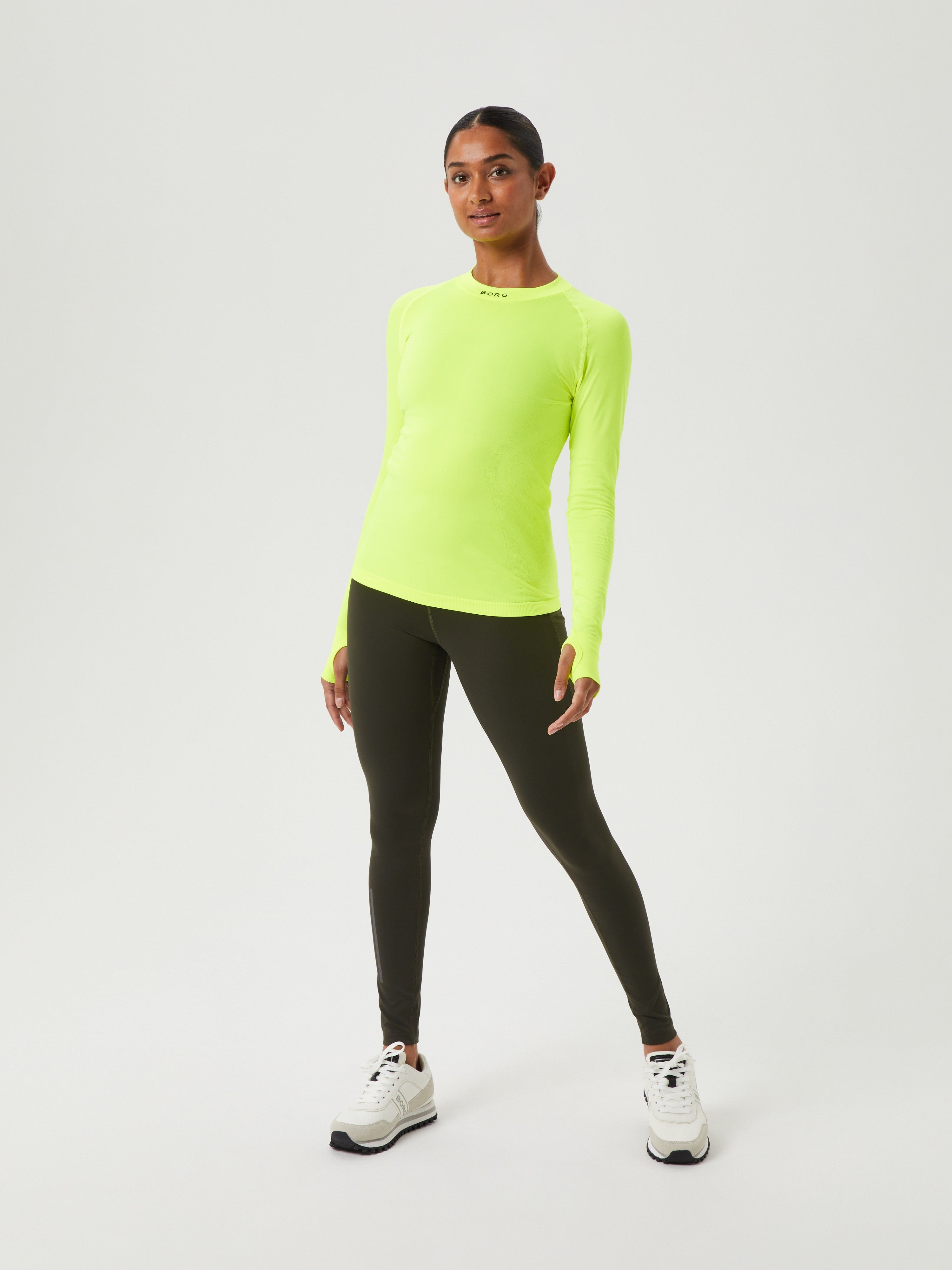 Bjorn Borg Running Seamless Mock Neck Shirt Lange Ärmel Damen