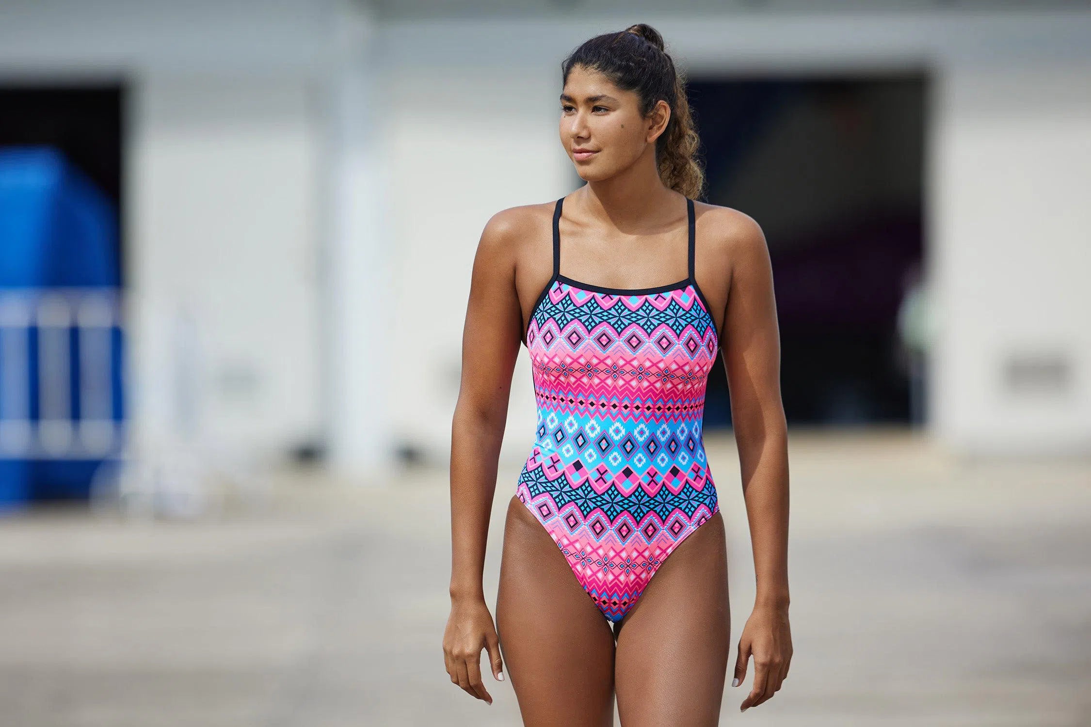 Funkita Single Strength One Piece Badpak Tinsel Town Dames