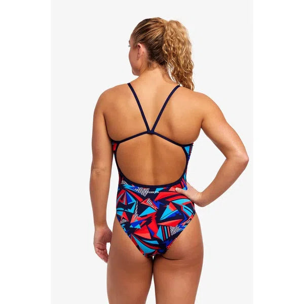 Funkita Single Strap One Piece Dames Strap Patriot Beat