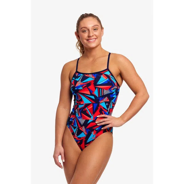 Funkita Single Strap One Piece Dames Strap Patriot Beat