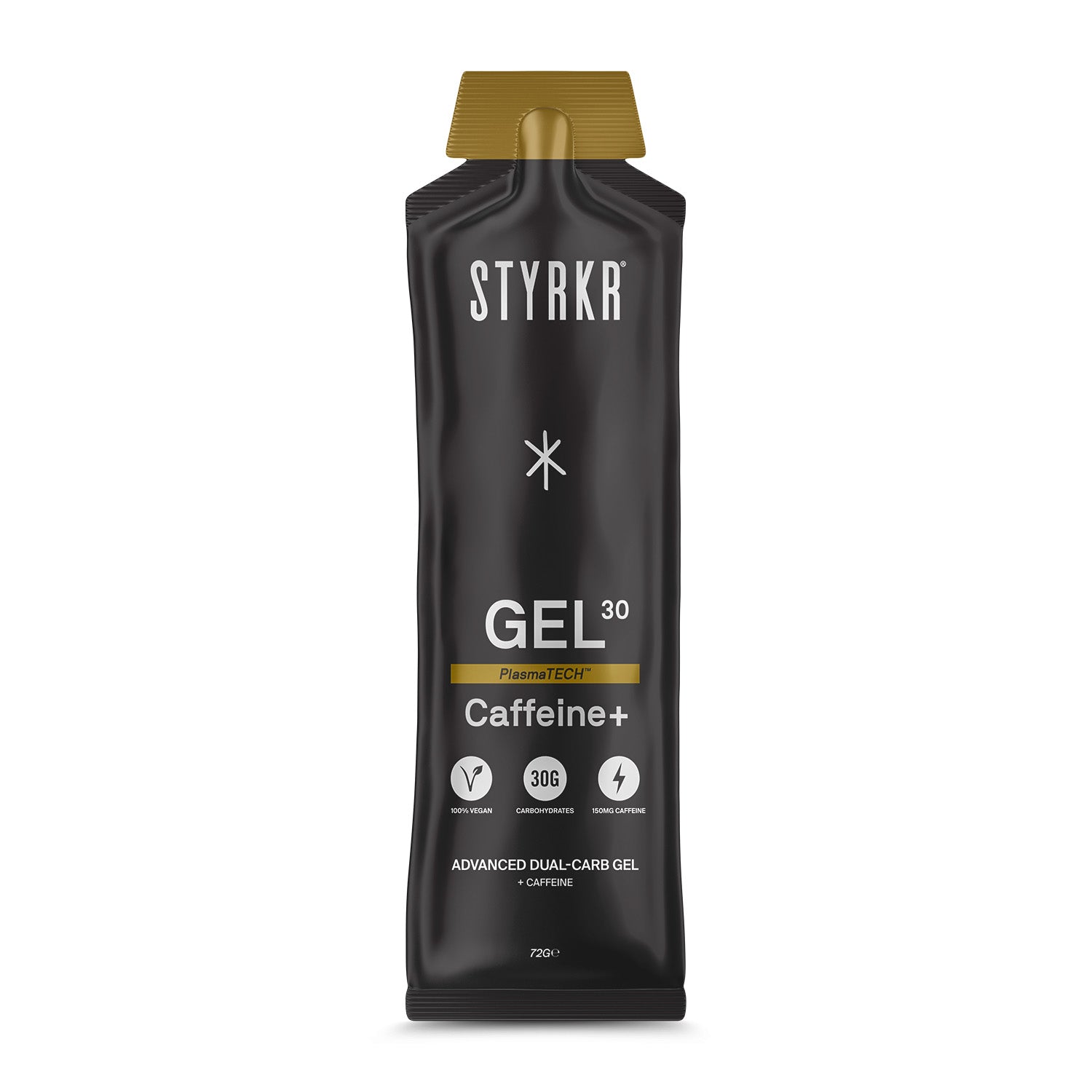 STYRKR Gel30 Gel energetico doppio carboidrato Caffeina 150mg Box (12x72gr)