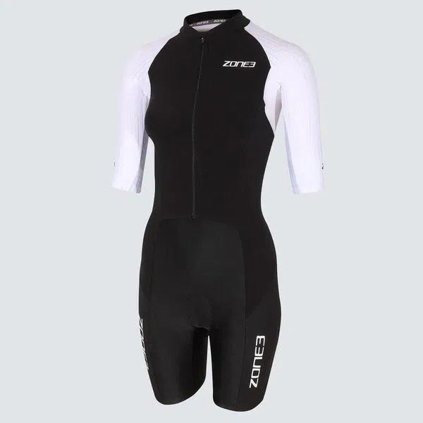 Zone3 Lava Long Distance Aero Trisuit Korte Mouwen Dames