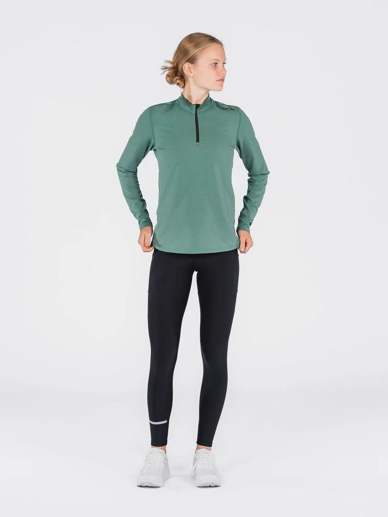 Fusion C3 Zip Neck Dames