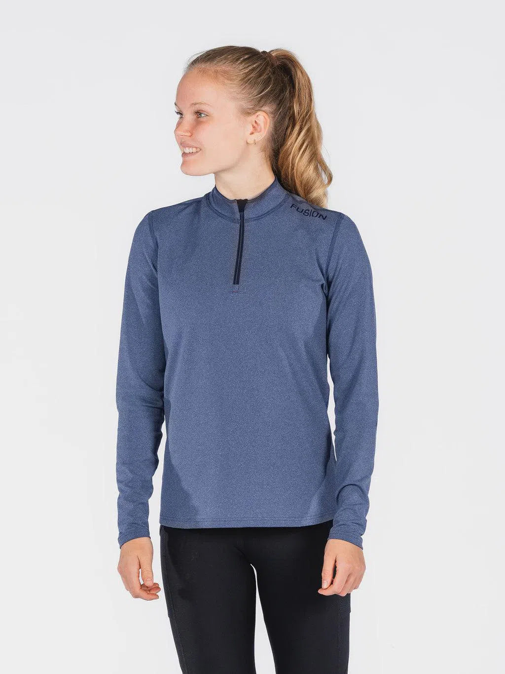 Fusion C3 Zip Neck Dames