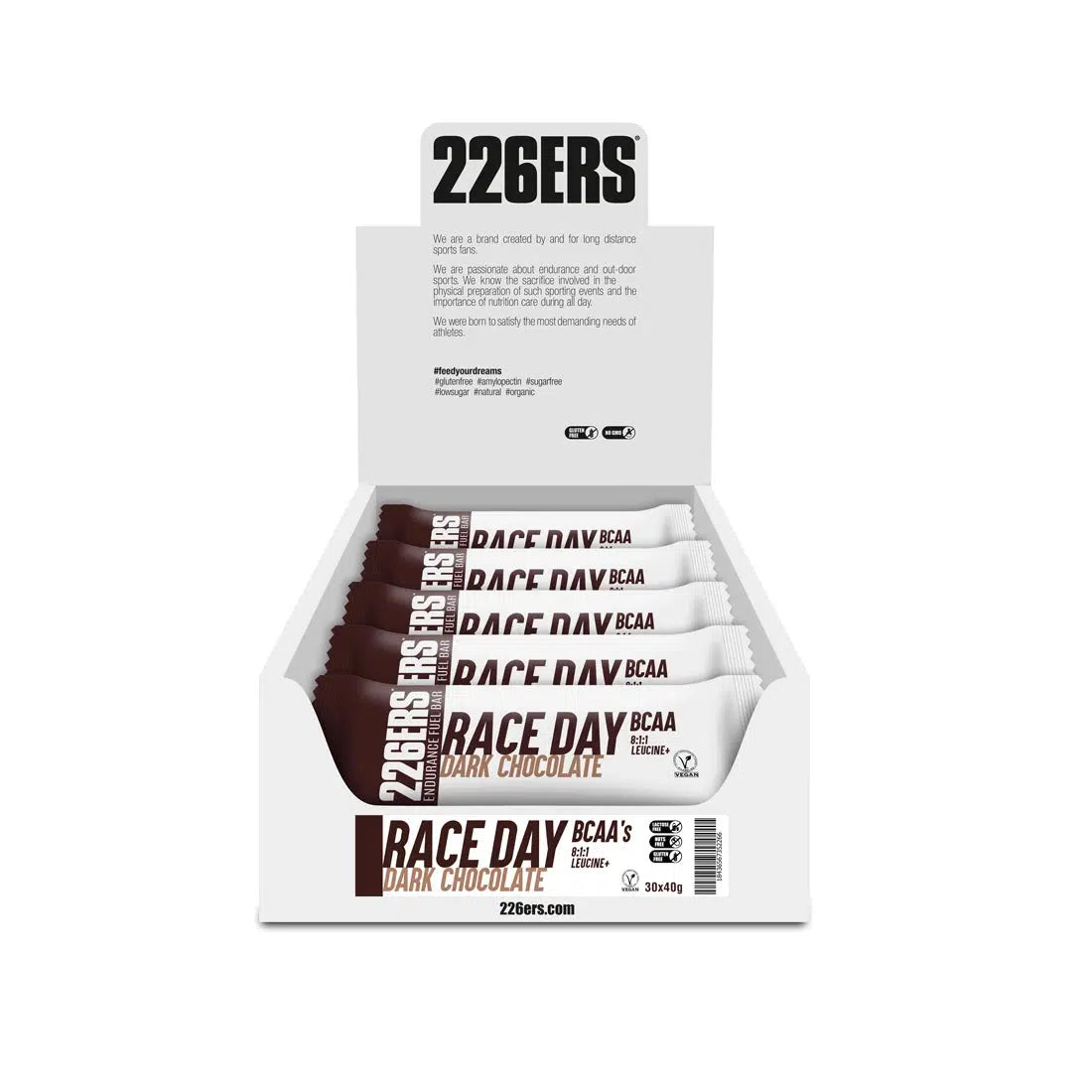226ERS Race Day Bar BCAAs Energiereep Doos (30x40gr)