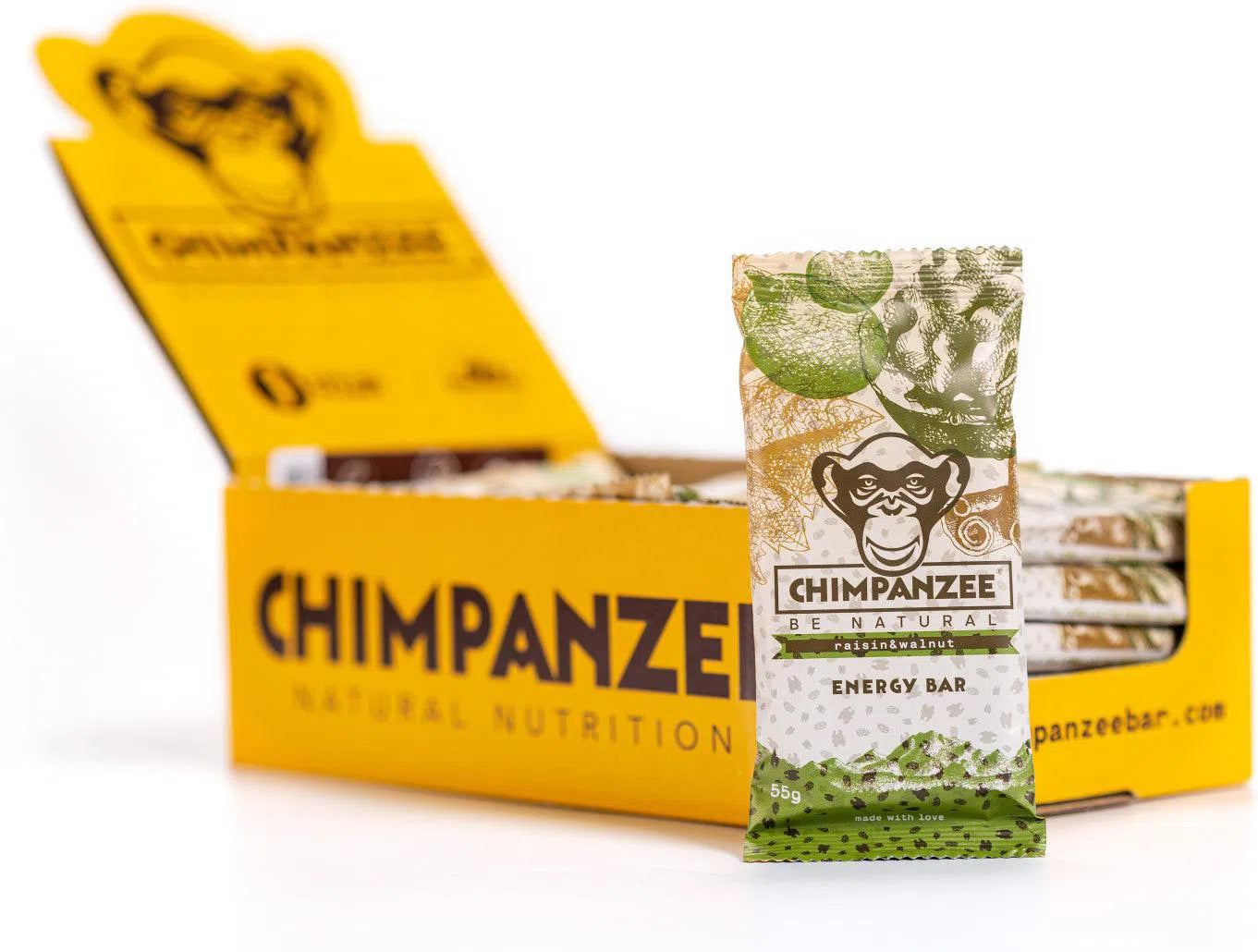 Chimpanzee Energiereep Doos (20x55gr) Rozijn - Walnoten