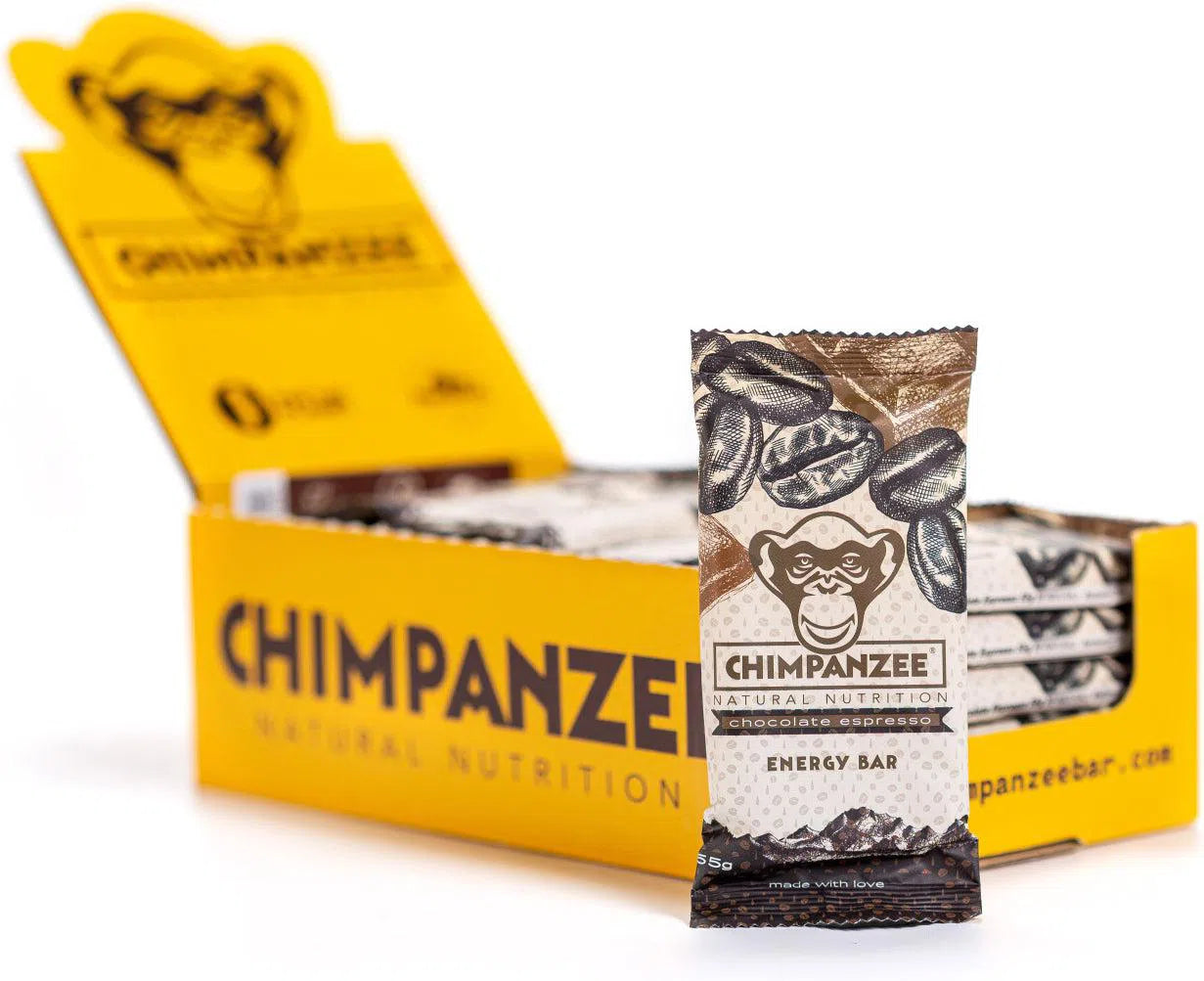 Chimpanzee Energiereep Doos (20x55gr) Chocolade - Espresso