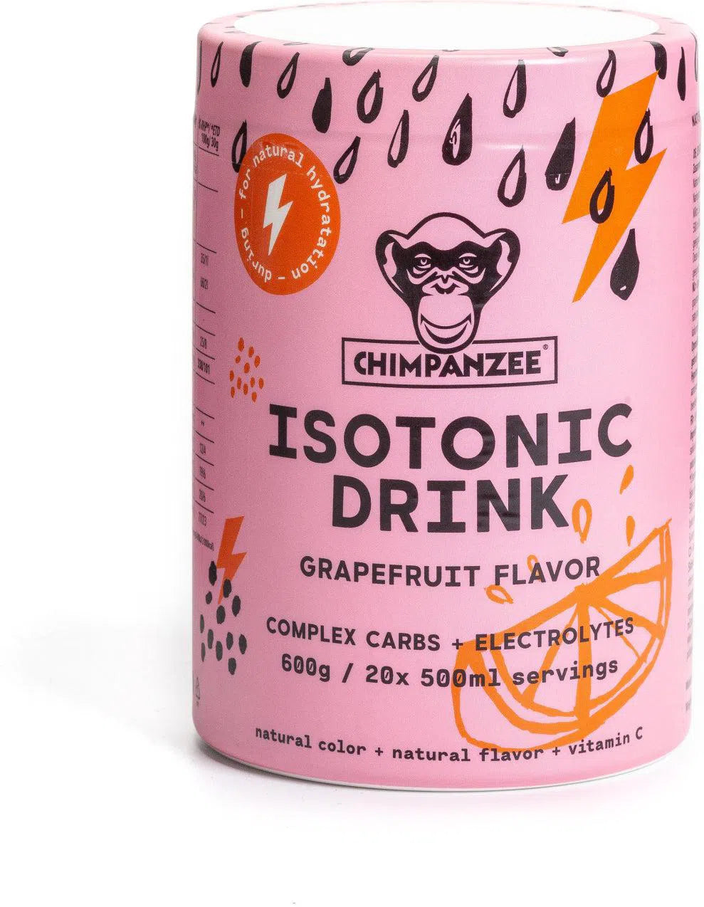 Chimpanzee Iso-Drink Sportdrank (600g) Grapefruit