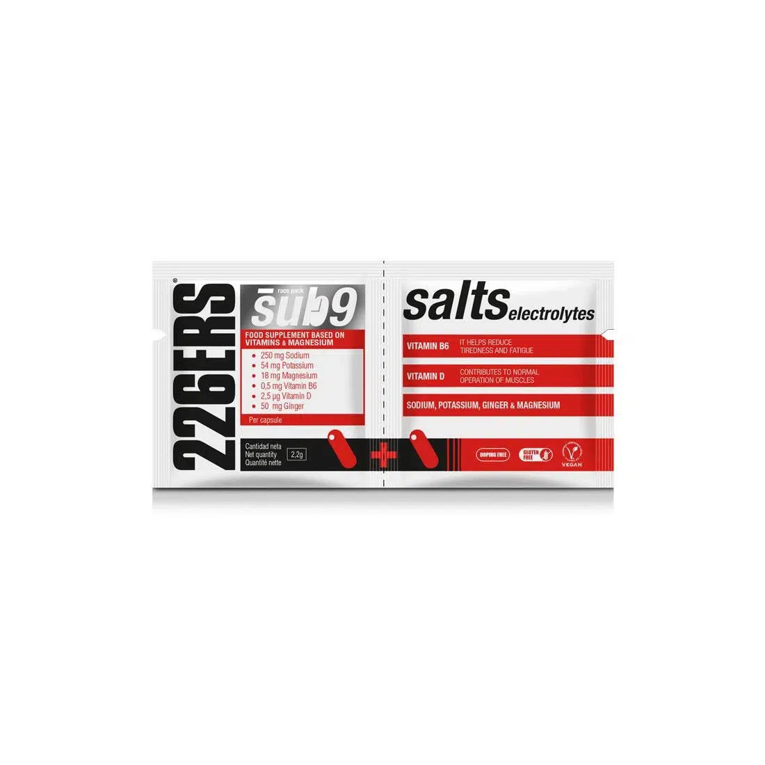 226ERS Sub-9 Salts Electrolytes Sachet (2 caps)
