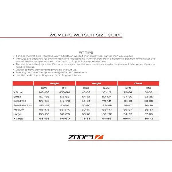 Zone3 Aspire Wetsuit Dames - DEMOMODEL